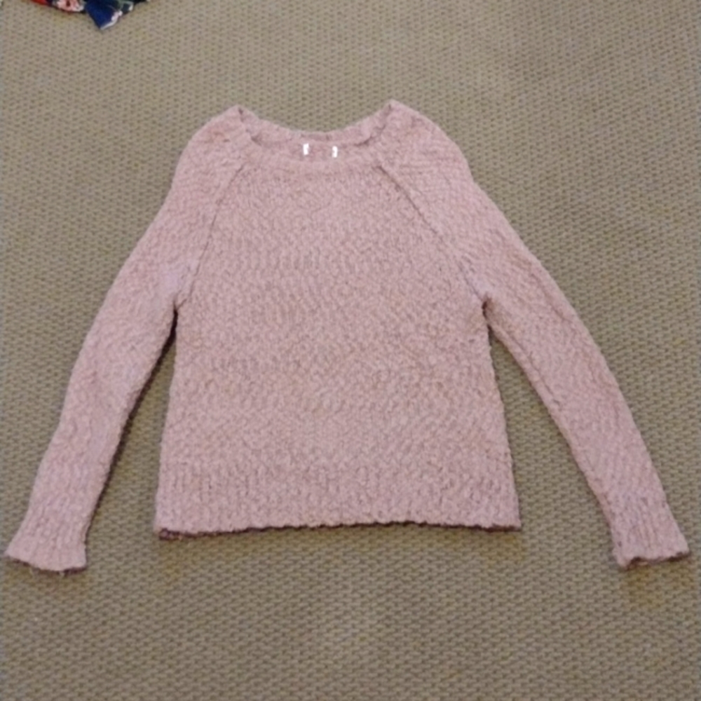 Marshall's Fluffy Pink Crew Neck Sweater